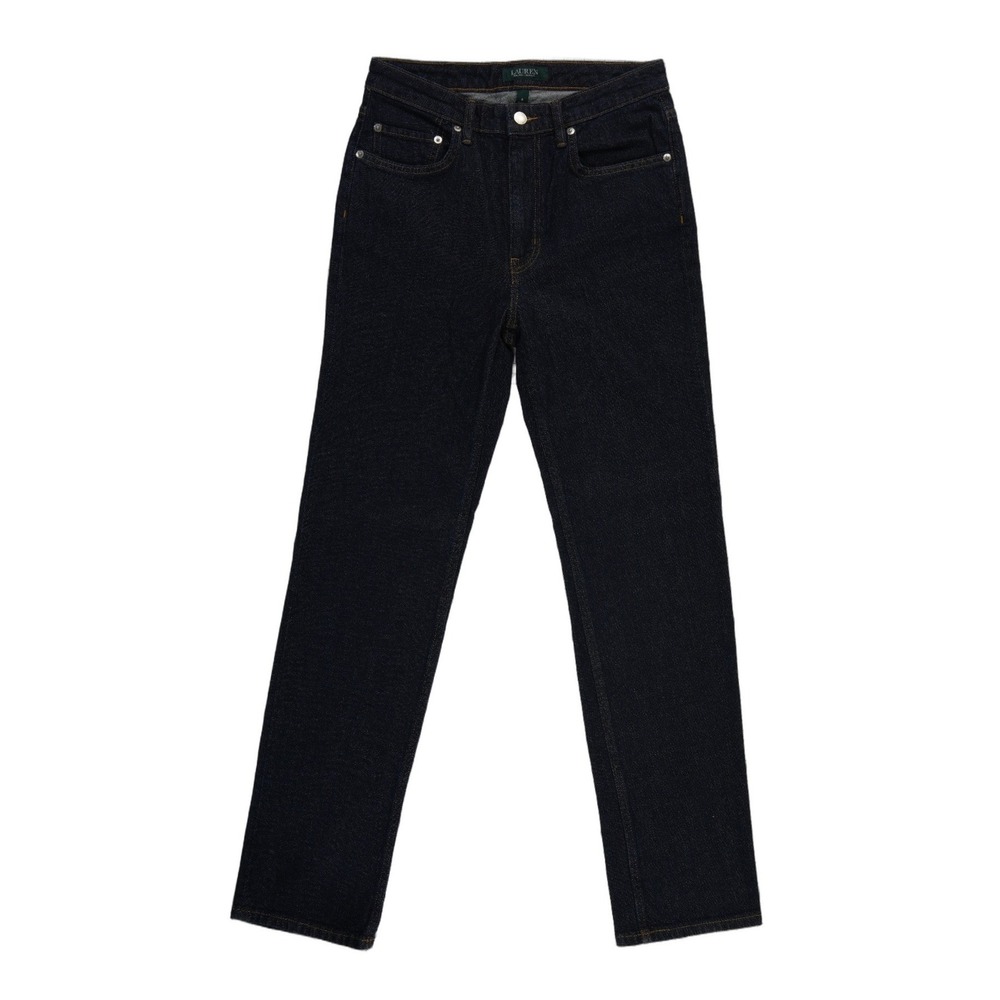 Lauren Ralph Lauren LRL Jeans Women's Size 6 Blue Dark Wash Straight Leg Stretch